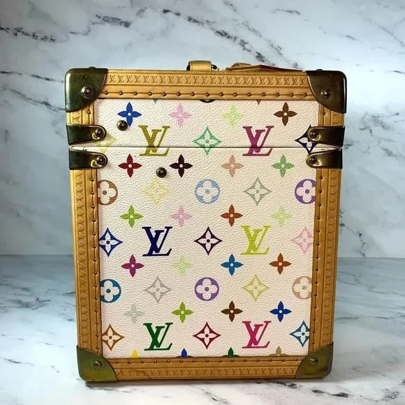 Louis Vuitton Multicolor Boite Pharmacie Monogram Blanc Murakami Trunk LV Case - Picture 6 of 16